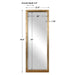 Uttermost Edmonton Gold Leaner Mirror 14554