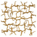 Uttermost Golden Gymnasts Wall Art 04037