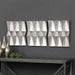 Uttermost Maxton Multi-Faceted Panels S/3 04052