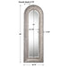 Uttermost Argenton Aged Gray Arch Mirror 9118