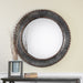 Uttermost Tanaina Silver Round Mirror 9175