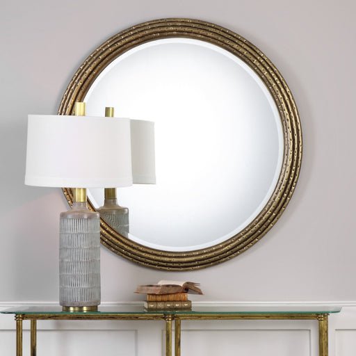 Uttermost Spera Round Gold Mirror 9183