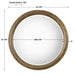 Uttermost Spera Round Gold Mirror 9183
