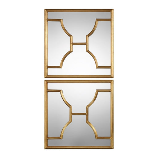 Uttermost Misa Gold Square Mirrors S/2 9268