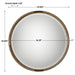 Uttermost Finnick Iron Coil Round Mirror 9244
