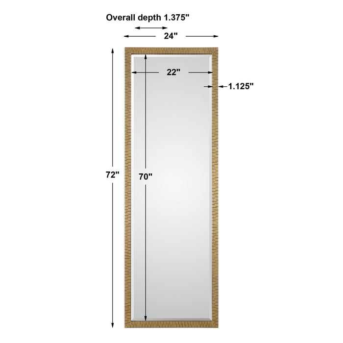 Uttermost Vilmos Metallic Gold Mirror 9246