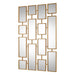 Uttermost Kennon Forged Gold Rectangles Mirror 9271