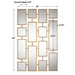 Uttermost Kennon Forged Gold Rectangles Mirror 9271