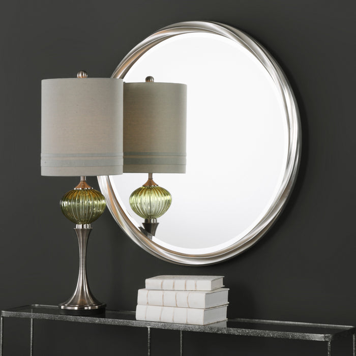 Uttermost Orion Silver Round Mirror 09278