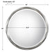 Uttermost Orion Silver Round Mirror 09278