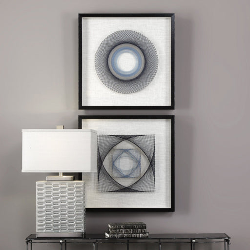 Uttermost String Duet Geometric Art S/2 4111