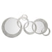 Uttermost Odiana Silver Rings Modern Mirror 09303