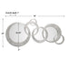 Uttermost Odiana Silver Rings Modern Mirror 09303