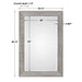 Uttermost Leiston Metallic Silver Mirror 9370