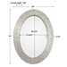 Uttermost Conder Oval Silver Mirror 9356