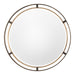 Uttermost Carrizo Bronze Round Mirror 09332