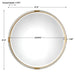 Uttermost Mackai Round Gold Mirror 9333