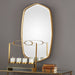 Uttermost Duronia Antiqued Gold Mirror 9382
