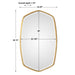 Uttermost Duronia Antiqued Gold Mirror 9382