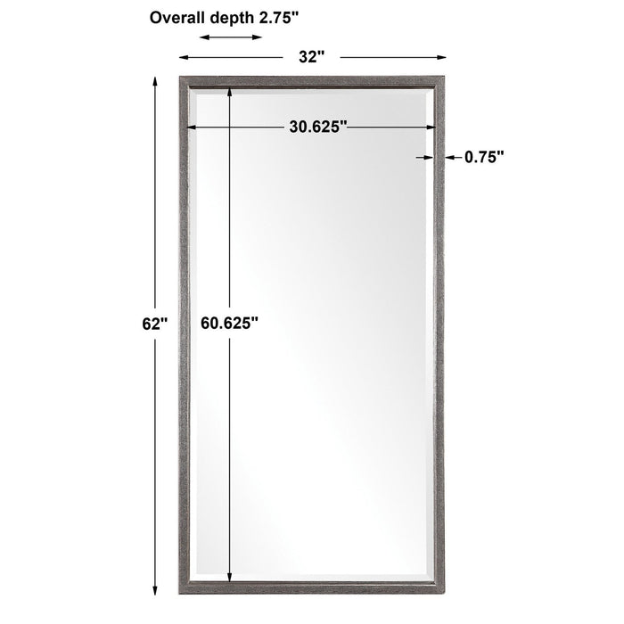 Uttermost Gabelle Metallic Silver Mirror 9407