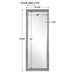 Uttermost Cacelia Metallic Silver Mirror 9406