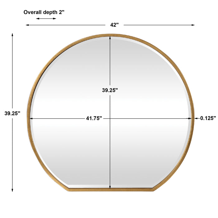 Uttermost Cabell Gold Mirror 9446