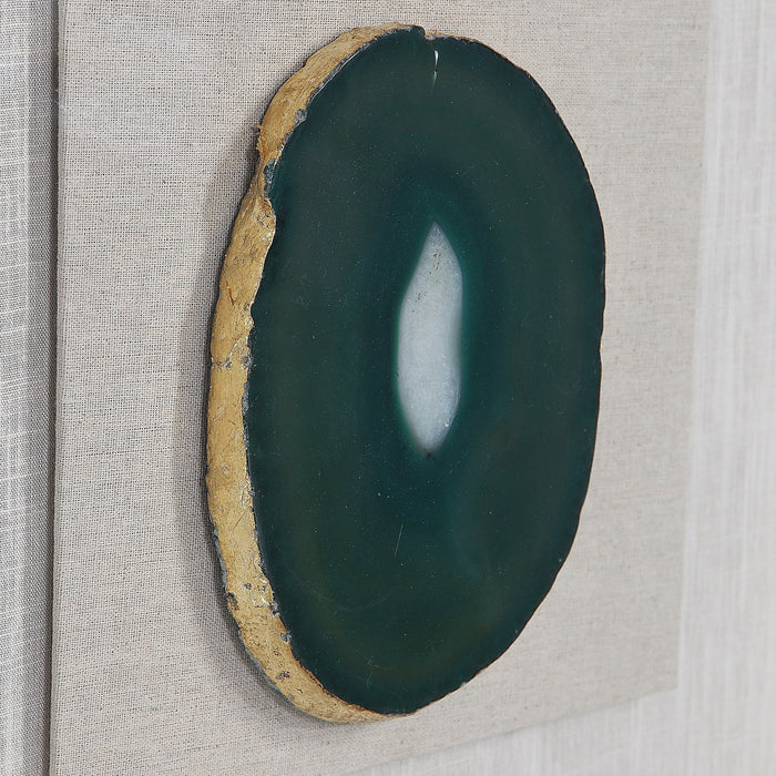 Uttermost Keeva Agate Stone Shadow Box 04187