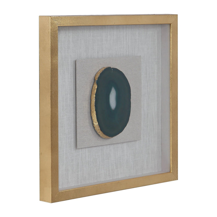 Uttermost Keeva Agate Stone Shadow Box 04187