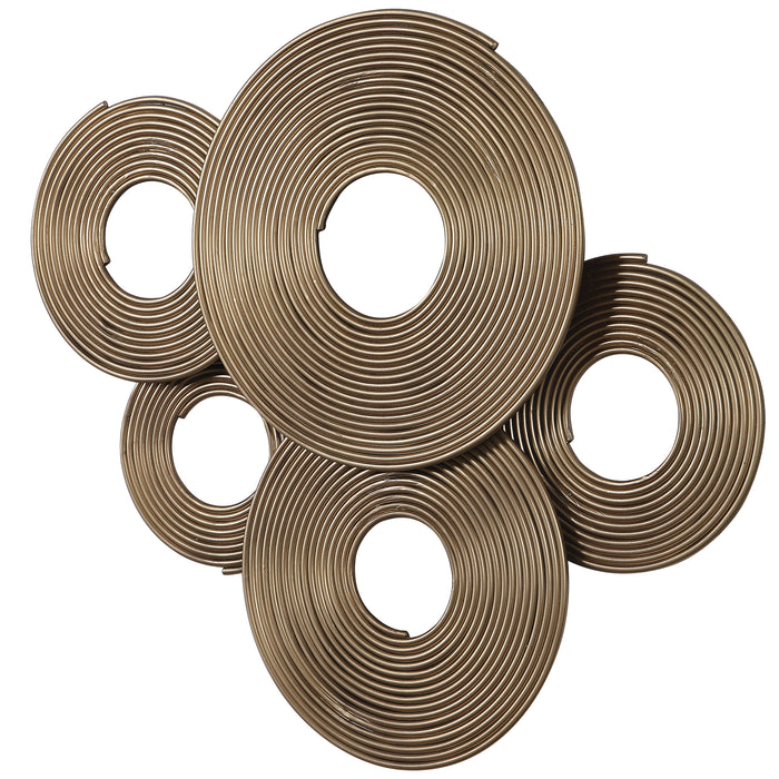 Uttermost Ahmet Gold Rings Wall Decor 04201