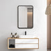 Uttermost Croften Black Vanity Mirror 9573