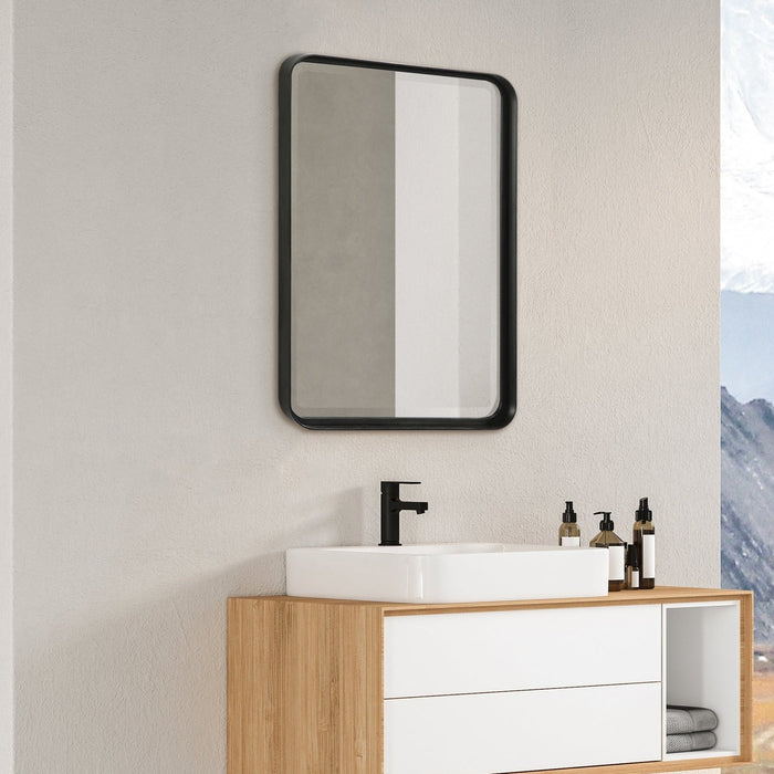 Uttermost Croften Black Vanity Mirror 9573