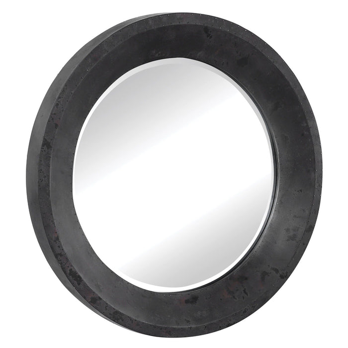 Uttermost Frazier Round Industrial Mirror 9589