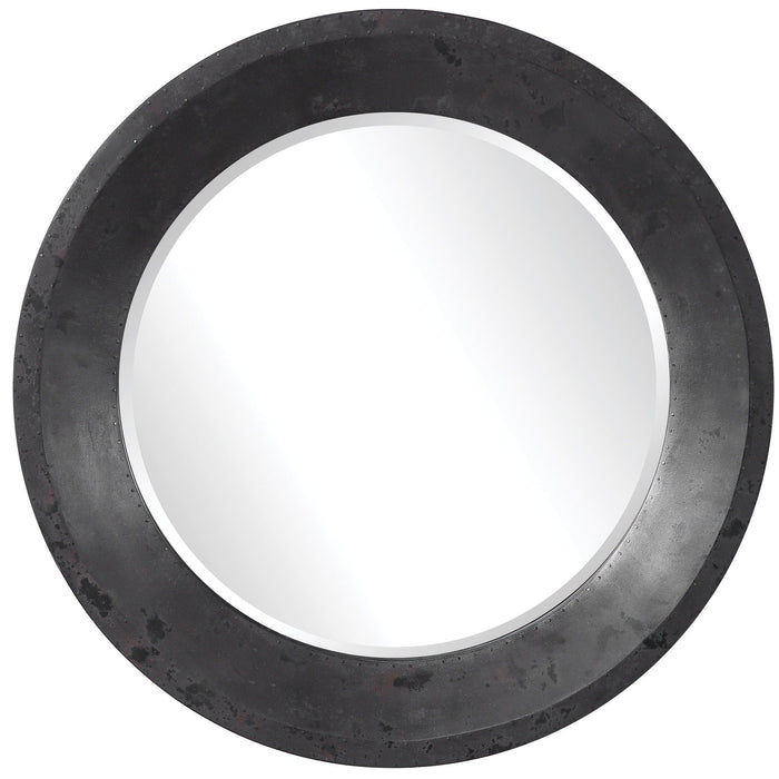 Uttermost Frazier Round Industrial Mirror 9589
