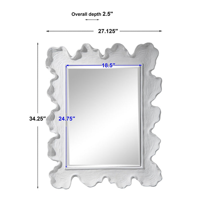 Uttermost Sea Coral Coastal Mirror 9607
