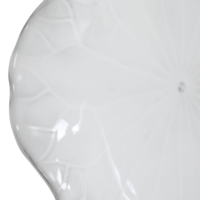 Uttermost Abella Ceramic Wall Decor, S/3, White 04234