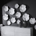 Uttermost Abella Ceramic Wall Decor, S/3, White 04234