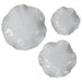 Uttermost Abella Ceramic Wall Decor, S/3, White 04234
