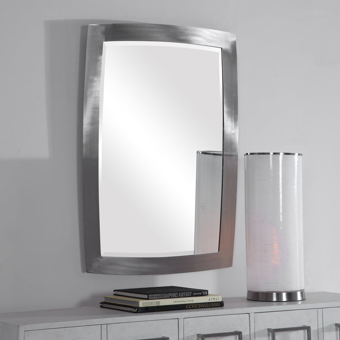 Uttermost Haskill Brushed Nickel Mirror 9618