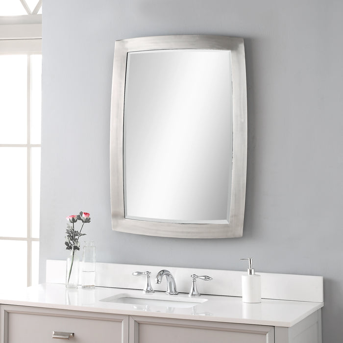 Uttermost Haskill Brushed Nickel Mirror 9618