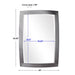 Uttermost Haskill Brushed Nickel Mirror 9618