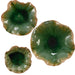 Uttermost Abella Green Ceramic Wall Decor, S/3 04247