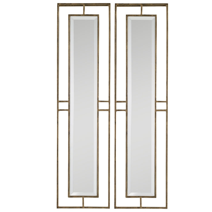 Uttermost Rutledge Gold Mirrors, S/2 7082