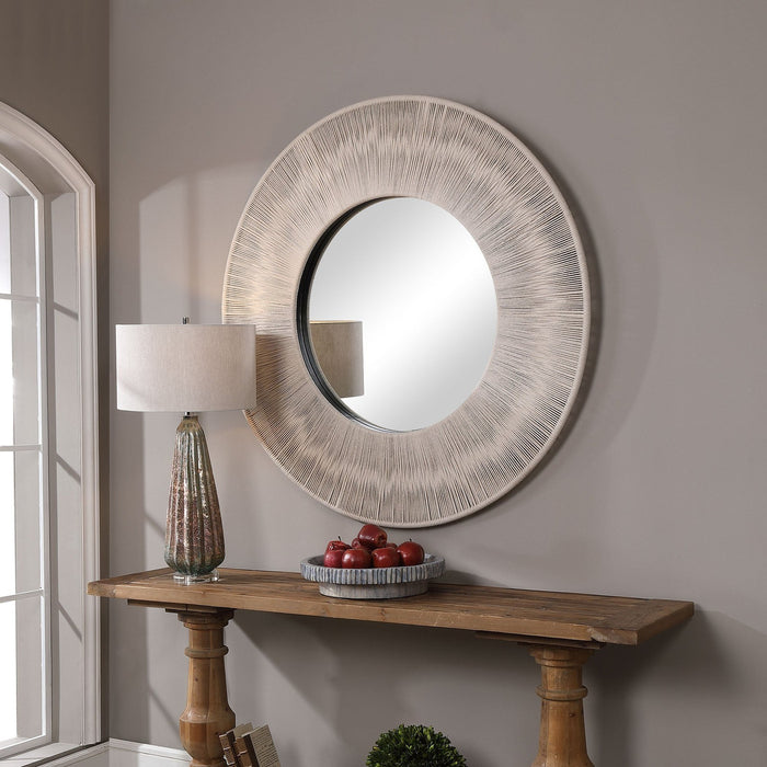 Uttermost Sailor's Knot Round Mirror 9651