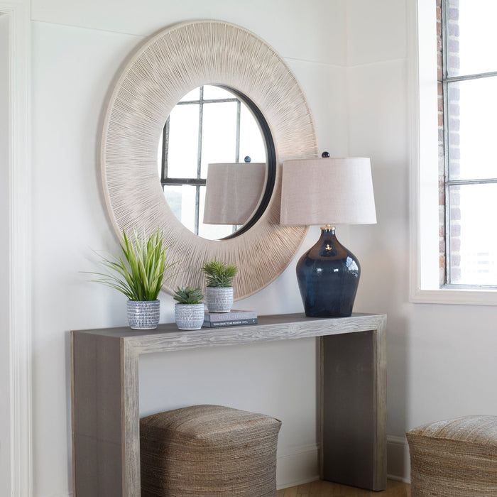 Uttermost Sailor's Knot Round Mirror 9651