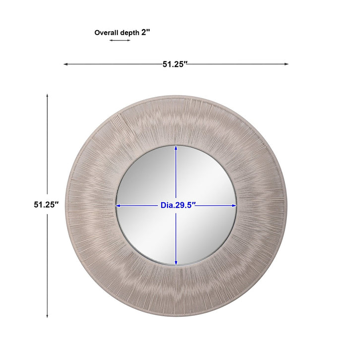 Uttermost Sailor's Knot Round Mirror 9651