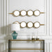 Uttermost Button Gold Mirror 9666