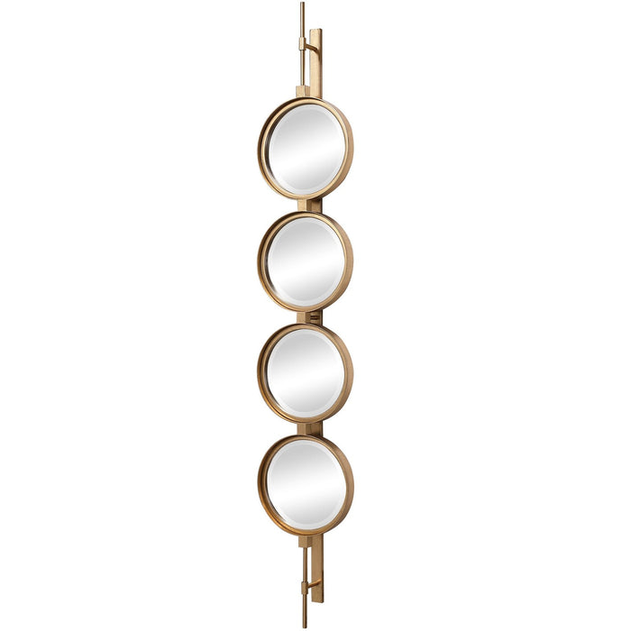 Uttermost Button Gold Mirror 9666