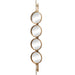 Uttermost Button Gold Mirror 9666