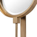 Uttermost Button Gold Mirror 9666