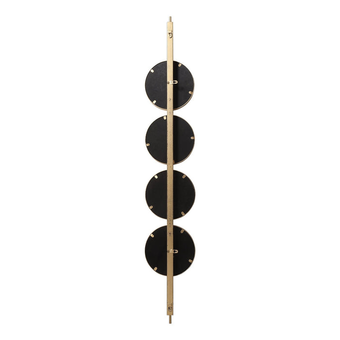 Uttermost Button Gold Mirror 9666